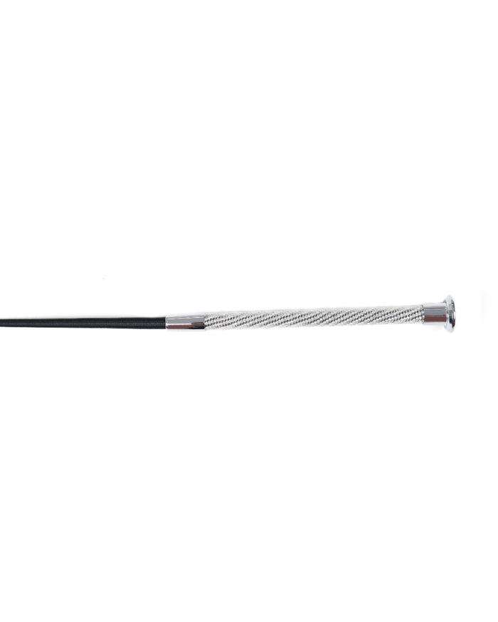 Black Coloured Dublin Crystal Handle Crop II on white background #colour_black