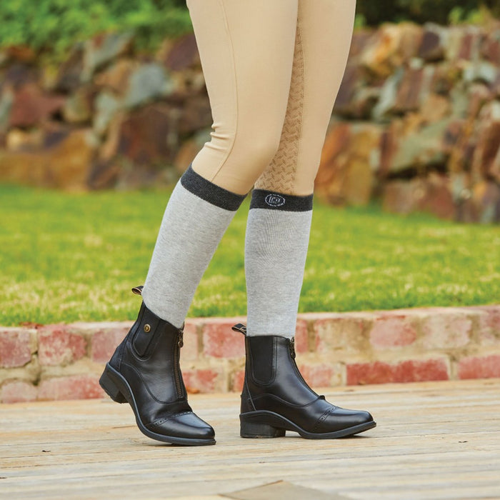 Dublin Rapture Zip Paddock Boots in Black #colour_black