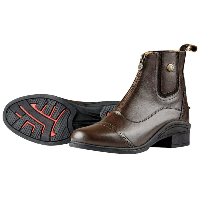 Dublin Rapture Zip Paddock Boots in Brown #colour_brown