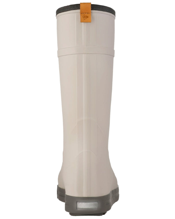 Grey coloured Dunlop Womens Amsterdammer Wellingtons on white background #colour_grey