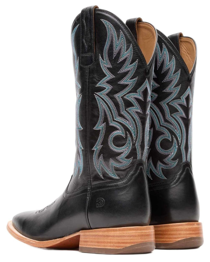 Black coloured Durango Mens Arena Pro Elite Western Boots on white background #colour_black