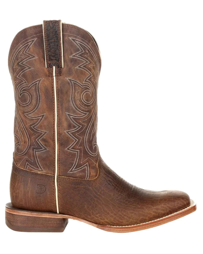 Worn Saddle Coloured Durango Womens Arena Pro Western Boots on white background #colour_worn-saddle