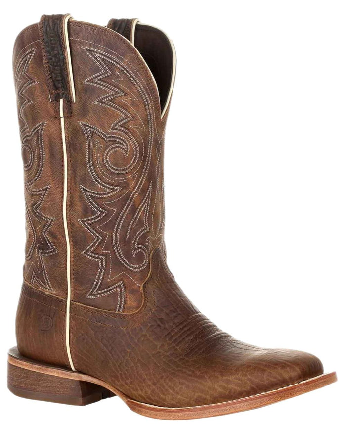 Worn Saddle Coloured Durango Womens Arena Pro Western Boots on white background #colour_worn-saddle