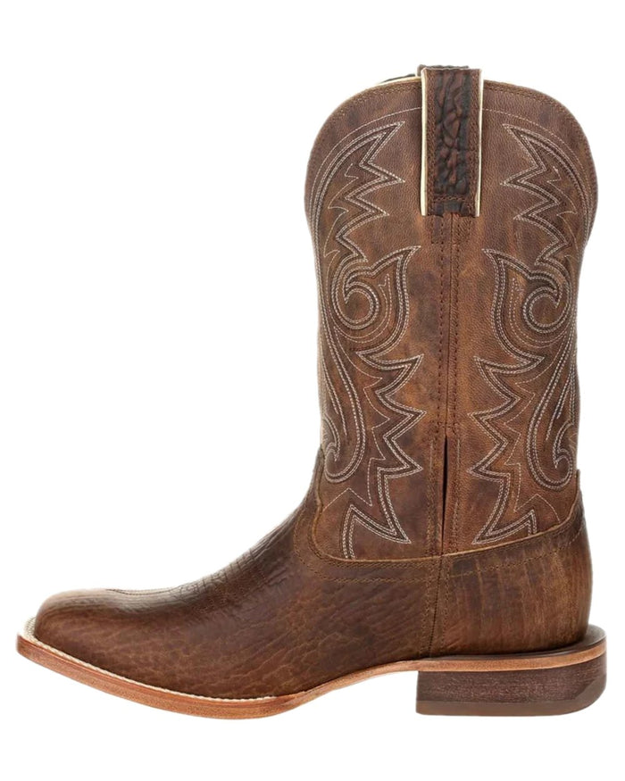 Worn Saddle Coloured Durango Womens Arena Pro Western Boots on white background #colour_worn-saddle