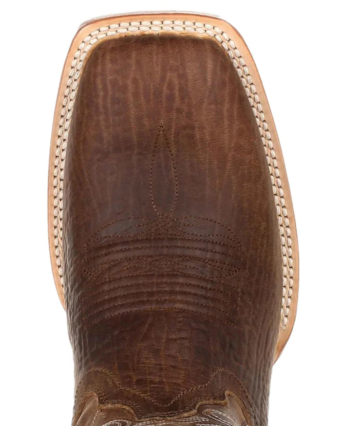 Worn Saddle Coloured Durango Womens Arena Pro Western Boots on white background #colour_worn-saddle