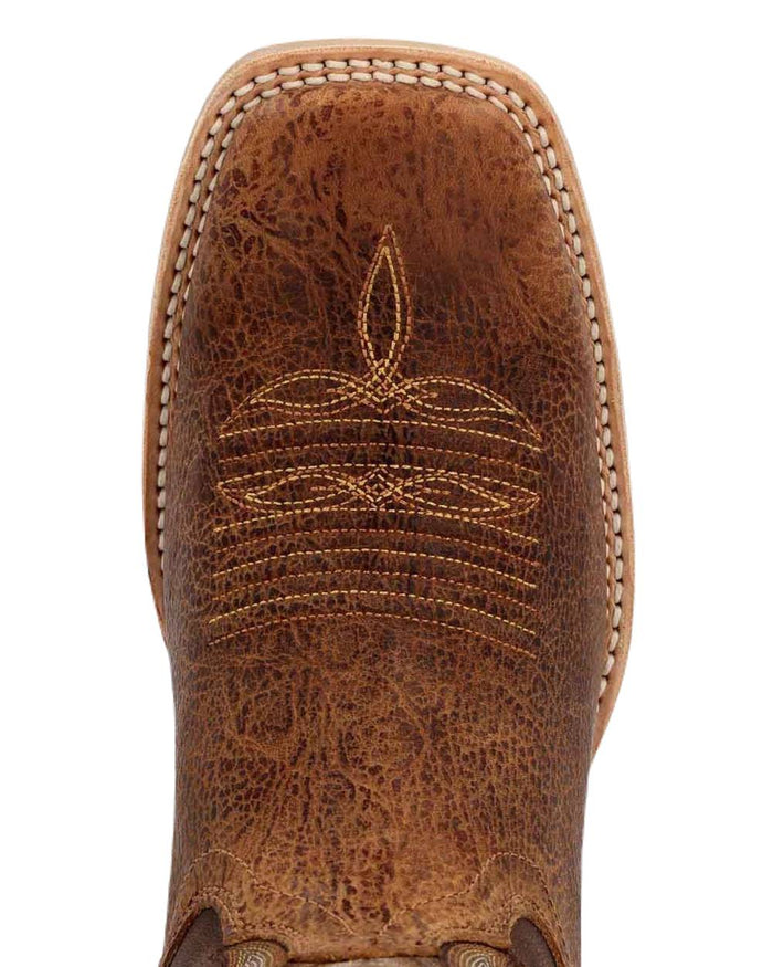 Rustic Tan Tobacco Coloured Durango Mens Rebel Pro Lite Western Wide Fit Boots on White Background
#colour_rustic-tan-tobacco