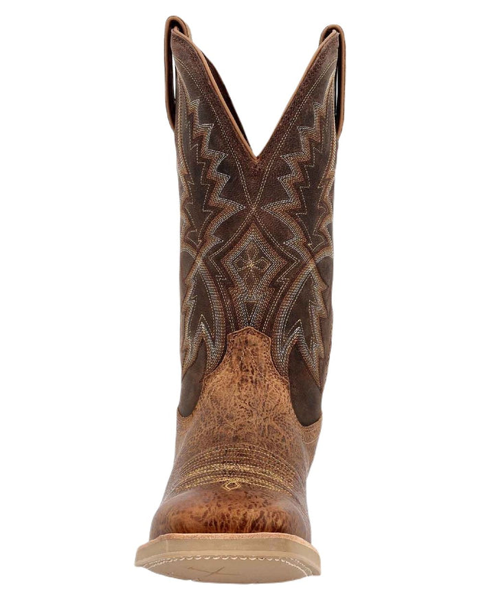 Rustic Tan Tobacco Coloured Durango Mens Rebel Pro Lite Western Wide Fit Boots on White Background
#colour_rustic-tan-tobacco