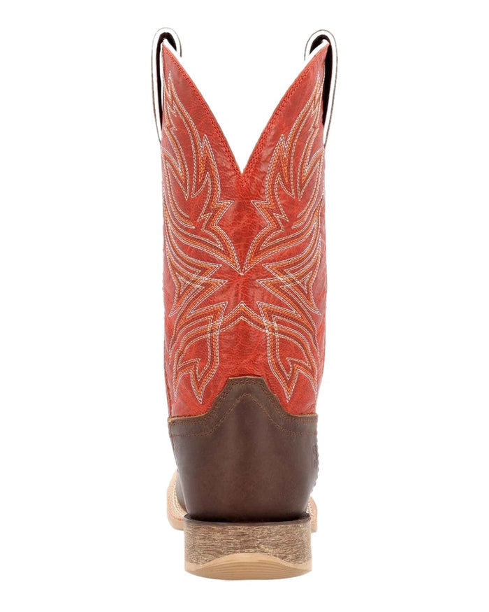 Worn Brown Chili Pepper Coloured Durango Mens Rebel Pro Western Unique Boots on White Background
#colour_worn-brown-chili-pepper