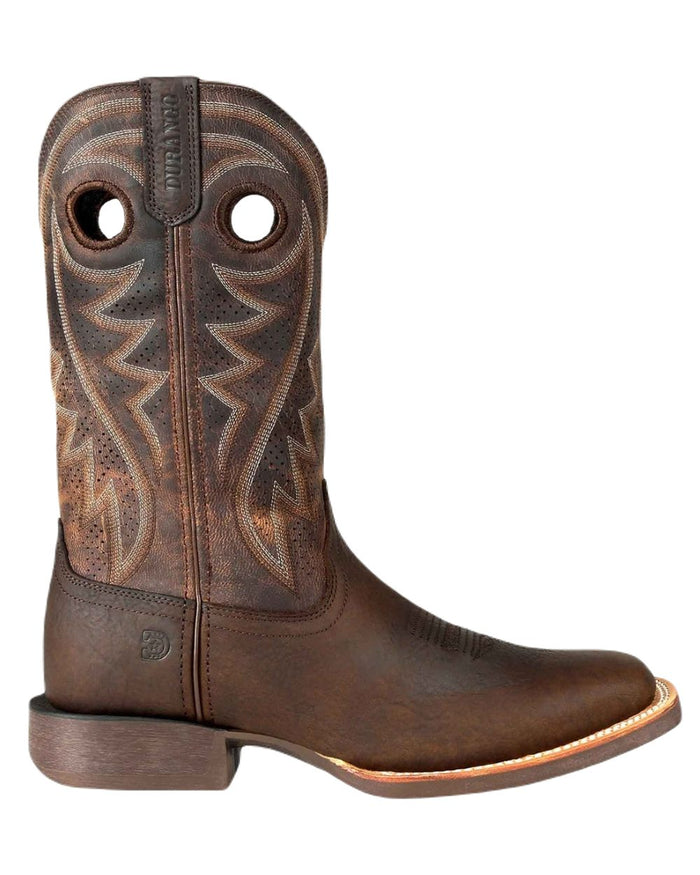 Bay Brown Coloured Durango Mens Rebel Pro Wide Fit Western Boots on White Background
#colour_bay-brown