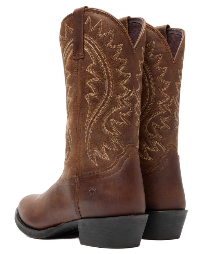 Frontier Brown coloured Durango Mens DDB0485 Shyloh Western Boots on white background #colour_frontier-brown