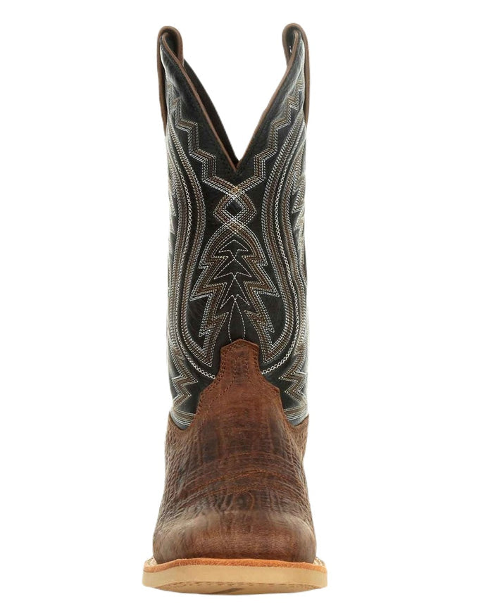 Acorn Black Onyx Coloured Durango Mens Rebel Pro Western Fashion Boots on Outdoor Background
#colour_acorn-black-onyx