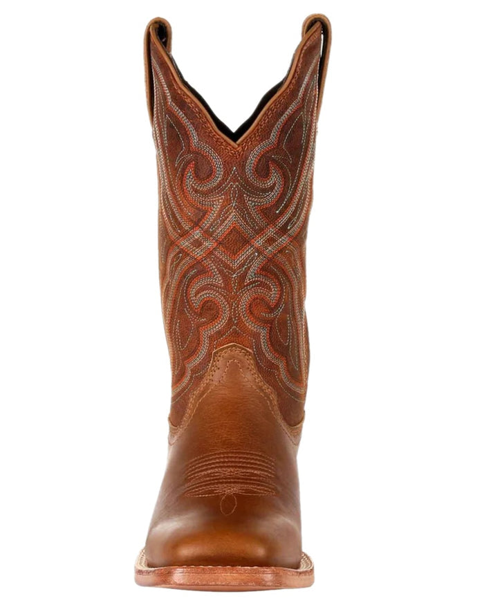 Chestnut Coloured Durango Womens Arena Pro Western Boots on white background #colour_chestnut