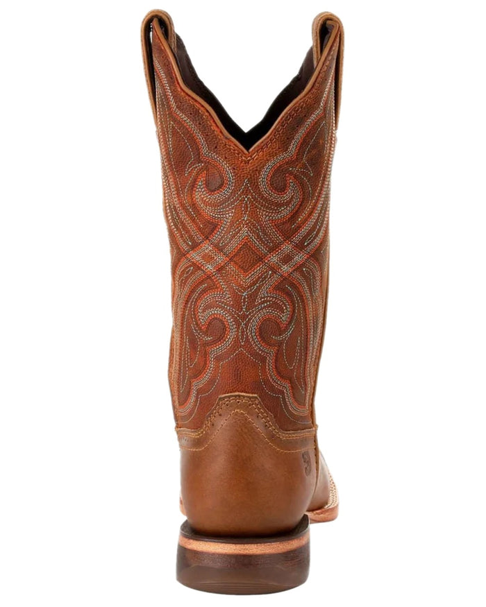 Chestnut Coloured Durango Womens Arena Pro Western Boots on white background #colour_chestnut