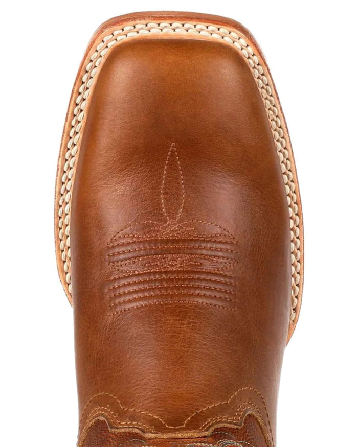 Chestnut Coloured Durango Womens Arena Pro Western Boots on white background #colour_chestnut