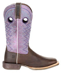 Dark Earth Amethyst Coloured Durango Womens Rebel Pro Western Cowboy Boots on White Background
#colour_dark-earth-amethyst