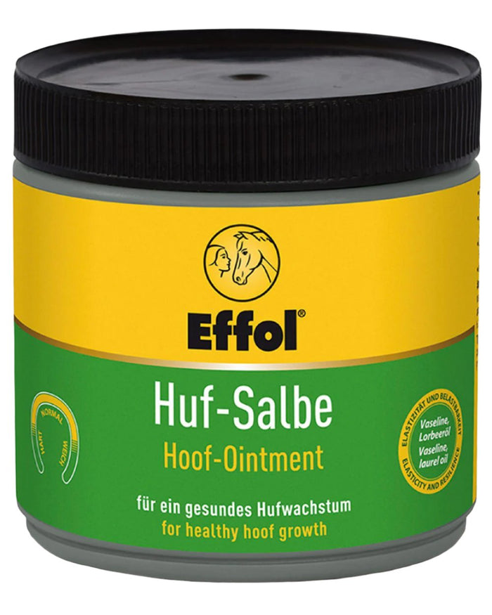 Black coloured Effol Hoof Ointment 500ml on white background #colour_black