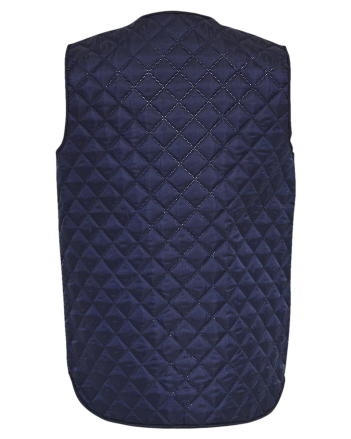 Navy Coloured Elka Mens Thermal Vest on white background #colour_navy