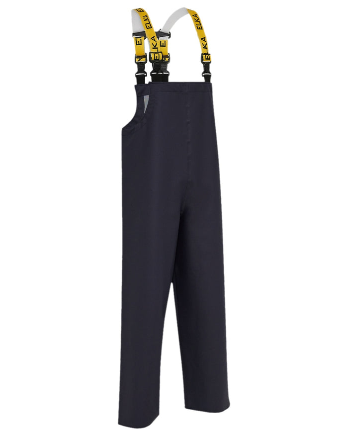 Navy Coloured Elka 039900 Bib & Brace on white background #colour_navy