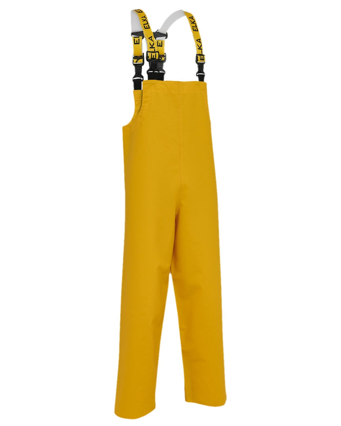 Yellow Coloured Elka 039900 Bib & Brace on white background #colour_yellow