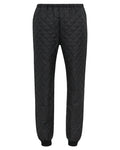 Black Coloured Elka Womens Thermal Trousers on white background #colour_black