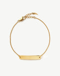 Engravable Bar Chain Bracelet | 18ct Gold Vermeil Bracelets Missoma