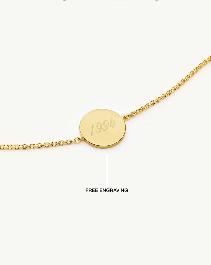 Engravable Round Bracelet Bracelets Missoma