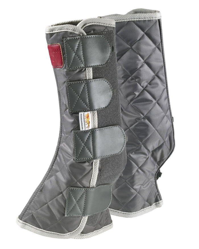 Grey coloured Equilibrium Magnetic Chaps on white background #colour_grey