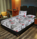 Fitted Double Bed Sheet DS 242 - Nishat Creative Store