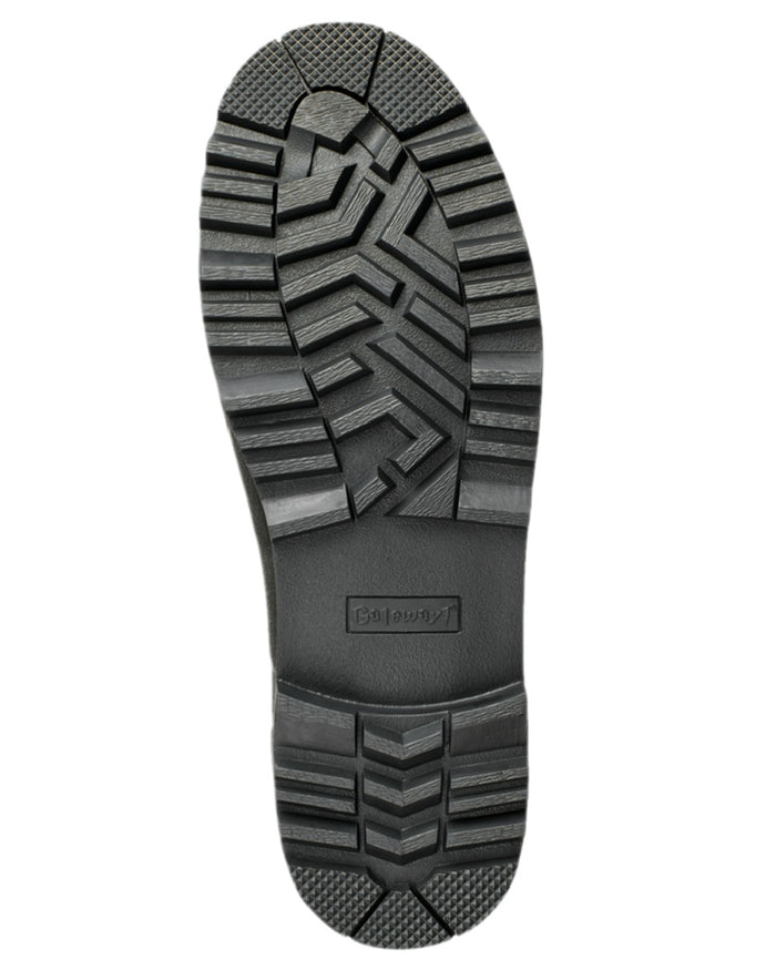 Black Coloured Gateway1 Ascot II 6" 3mm Boots on white background #colour_black