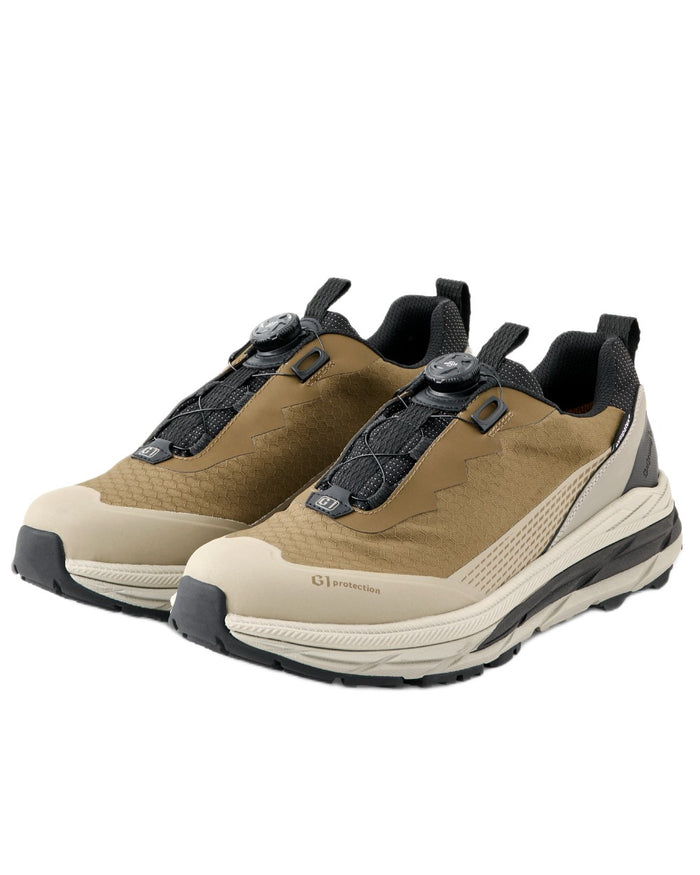 Dark Olive coloured Gateway1 Calvus 3" G1 Speed Lacing Shoes on white background #colour_dark-olive