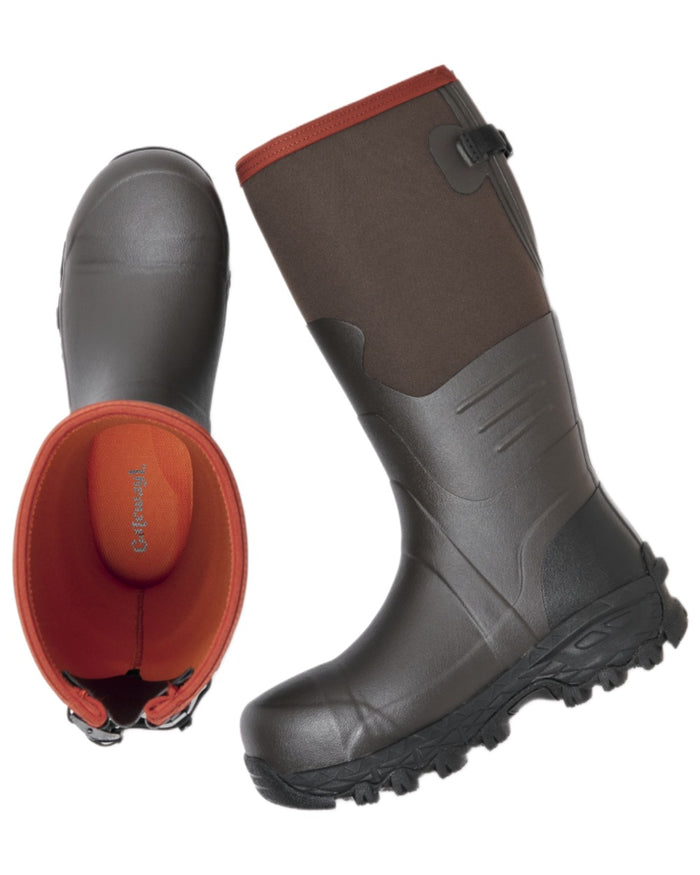 Brown coloured Gateway1 Country 17" 4mm Nano ST PR Wellingtons on white background #colour_brown