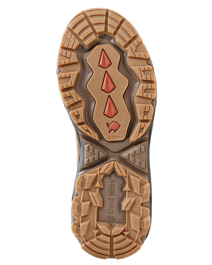 Coffee coloured Gateway1 Nimbo 3" Hiking Shoes on white background #colour_coffee