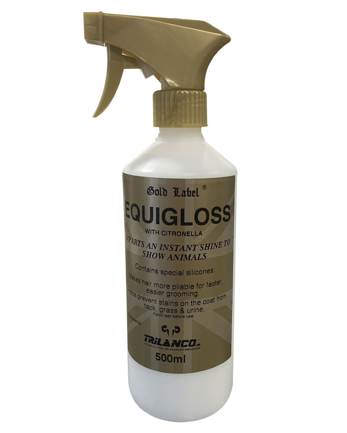 Gold Label Equigloss On A White Background
