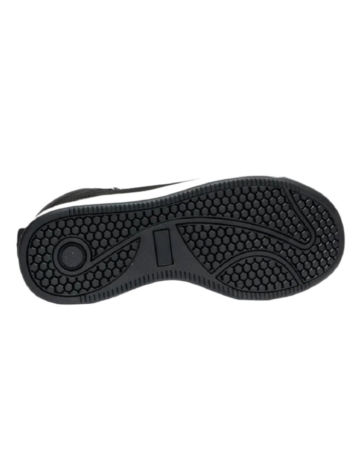 Black coloured Grafters Safety Trainer Boots on white ackground #colour_black