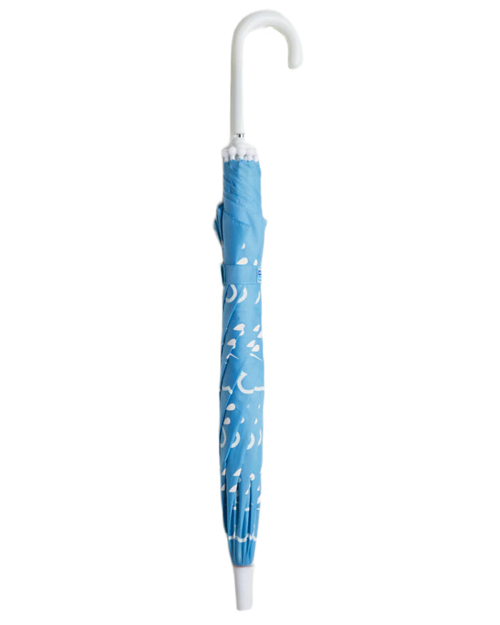 Baby Blue coloured Grass & Air Little Kids Colour-Revealing Umbrella on white background #colour_baby-blue