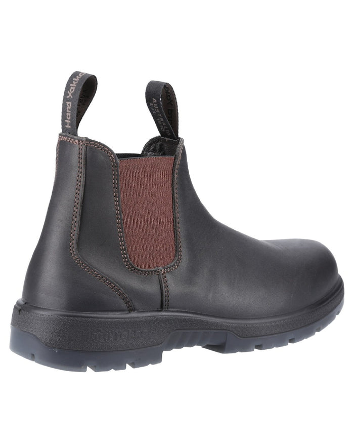 Brown Coloured Hard Yakka Brumby Non-Safety Dealer Boots on White Background
#colour_brown