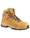 Wheat Coloured Hard Yakka Mens Atomic PR Hybrid Side Zip Safety Boots on White Background
#colour_wheat