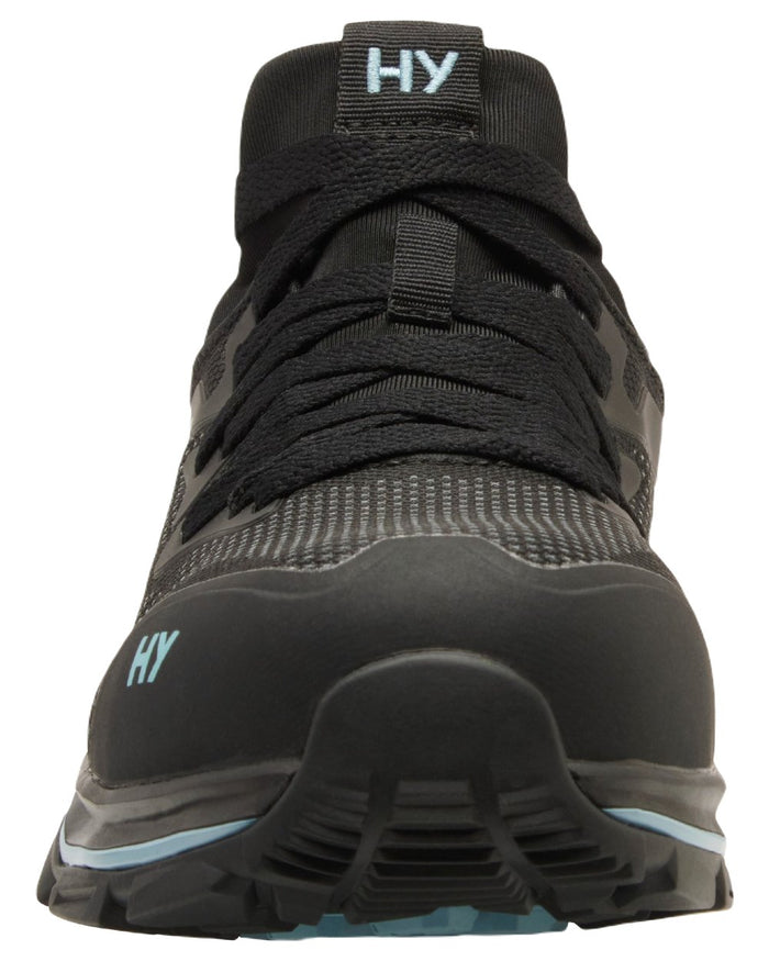 Black Blue Coloured Hard Yakka Womens Icon Safety Trainers on White Background
#colour_black-blue