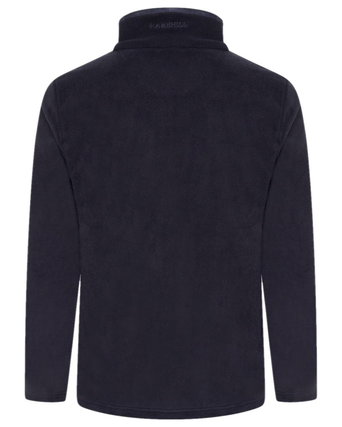 Midnight Coloured Harehill Birtles Fleece Jacket on white background #colour_midnight