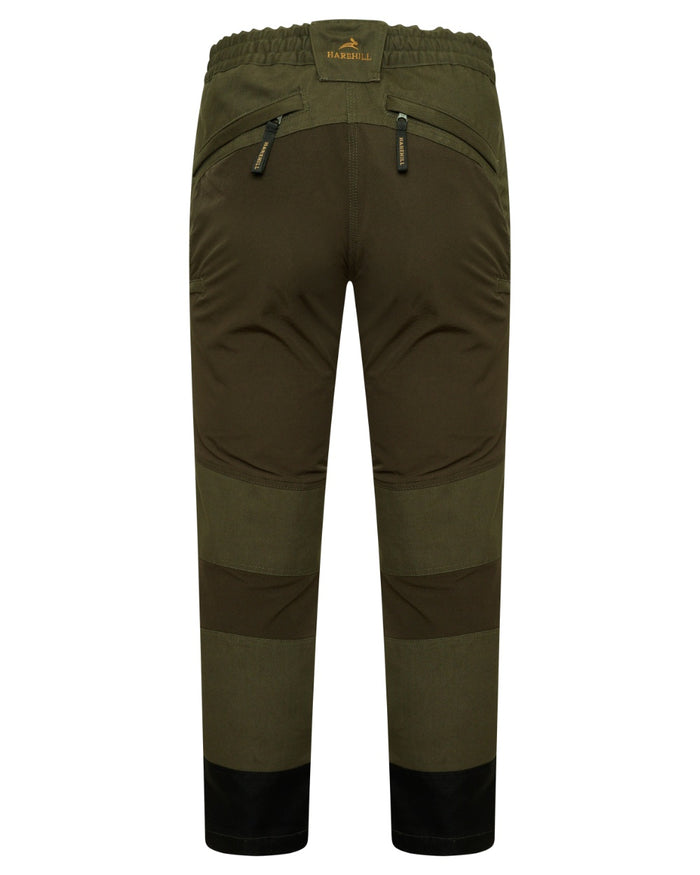 Forest coloured Harehill Ridgegate Trousers With DWR on white background #colour_forest
