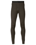Shadow Brown Coloured Harkila All Season Long Johns Base Layer on white background #colour_shadow-brown