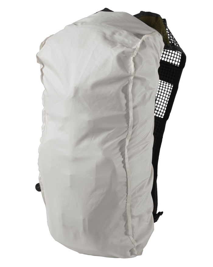 Hunting Green Coloured Harkila Alta Rucksack In Melton Wool on white background #colour_hunting-green