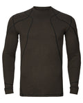 Shadow Brown Coloured Harkila Aspire Base Layer Set on white background #colour_shadow-brown