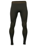Dark Willow Green Coloured Harkila Base Active Long Johns on white background #colour_dark-willow-green