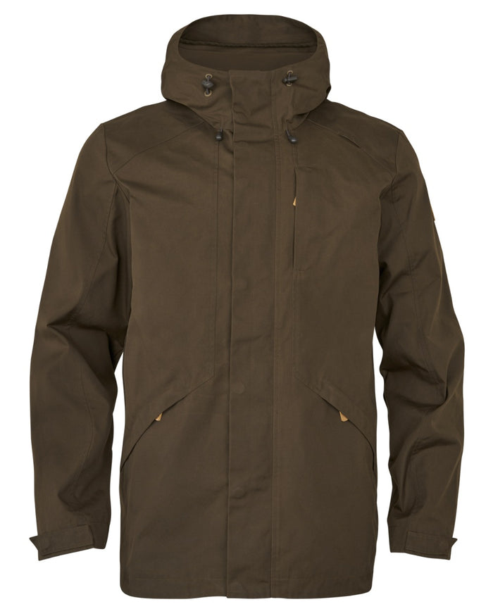 Willow Green coloured Harkila Mens Fjell Ace Jacket on white background #colour_willow-green