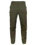 Willow Green coloured Harkila Mens Flex Trousers on white background #colour_willow-green
