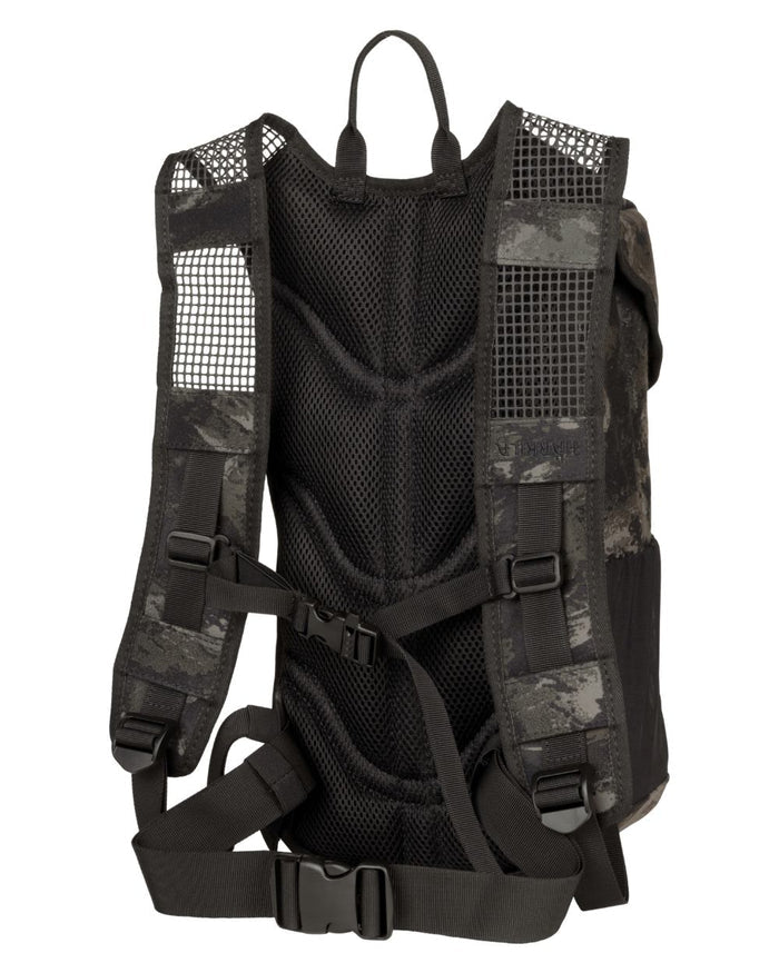 Axis MSP Black Coloured Harkila NOCTYX 12L Backpack on white background #colour_axis-msp-black