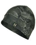 Axis MSP Black coloured Harkila NOCTYX Camo Beanie on white background #colour_axis-msp-black