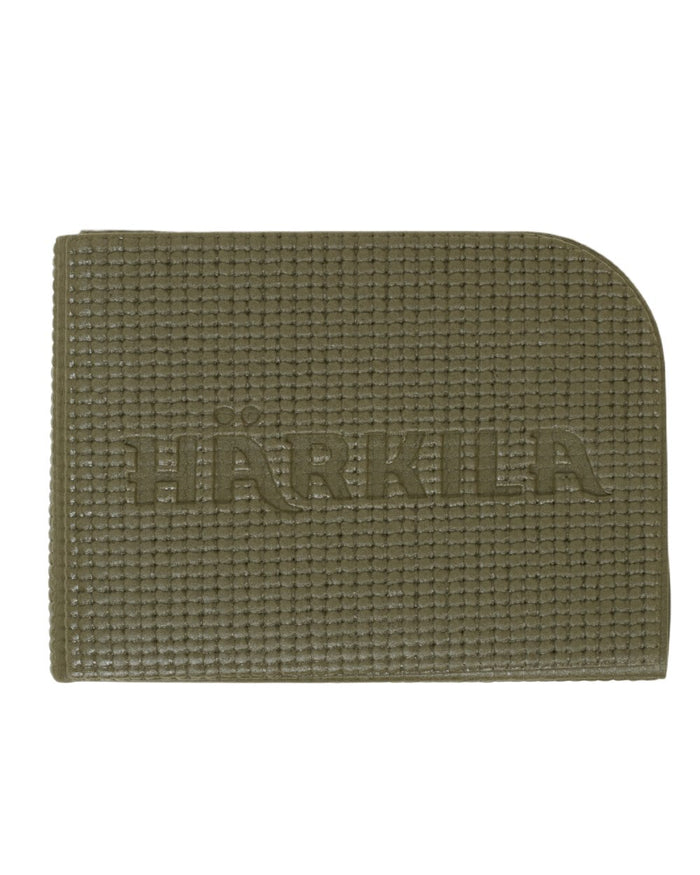 Dark Green Coloured Harkila Seating Pad Foldable In Foam on white background #colour_dark-green