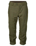 Willow Green Coloured Harkila Stornoway Shooting Ladies Breeks on white background #colour_willow-green